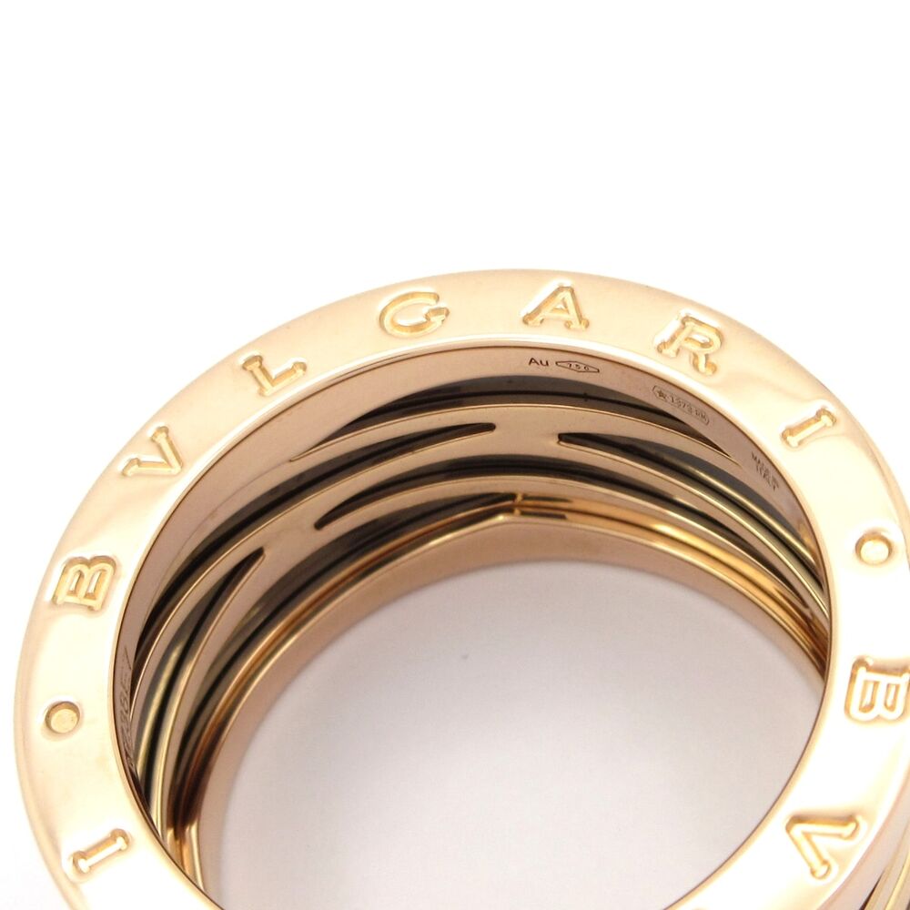 Bvlgari B-zero1 / B.zero1 Design Legend Ring 356033 18K Rose Gold Black Ceramic - Picture 5 of 7
